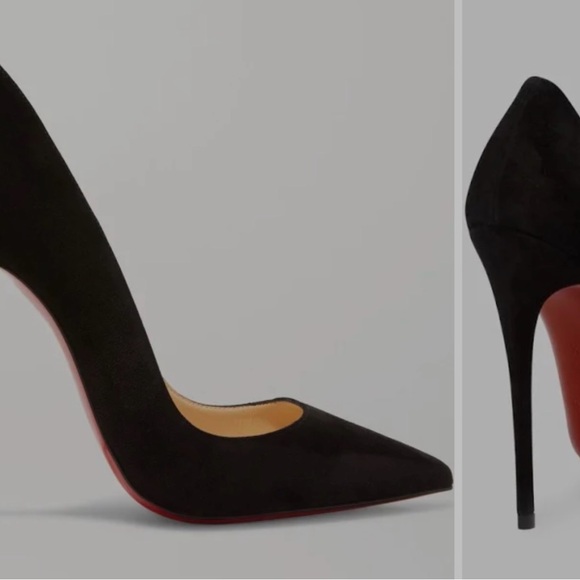 Christian Louboutin SO KATE black suede pump. Size 38. - Picture 6 of 10